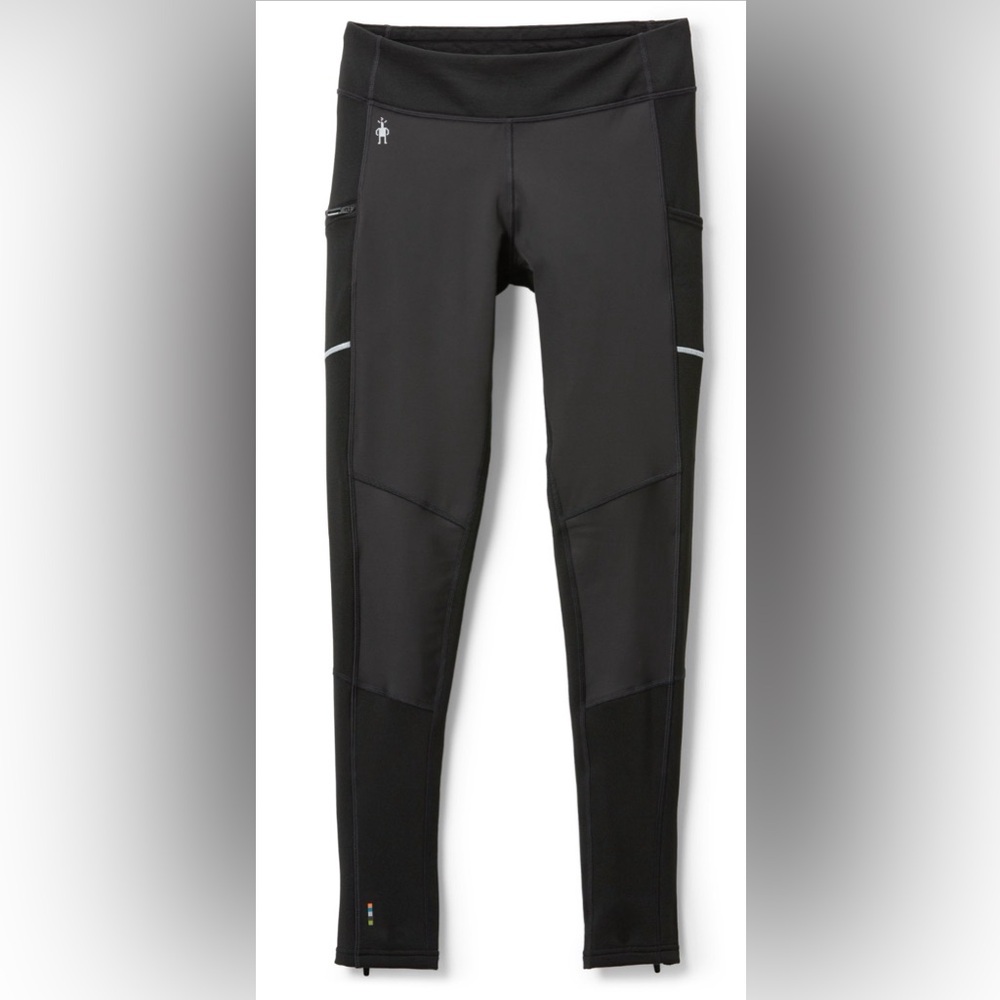 Smartwool Black Merino Wind Tights Leggings (Size S) - missing drawstring
